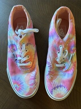 Vans Pastel Tie-Dye Canvas Sneakers 7.5